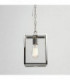 1 Light Outdoor Ceiling Pendant Light Polished Nickel, E27