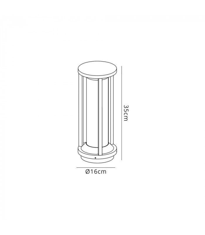Post Lamp Medium, 1 x E27, IP65, Anthracite