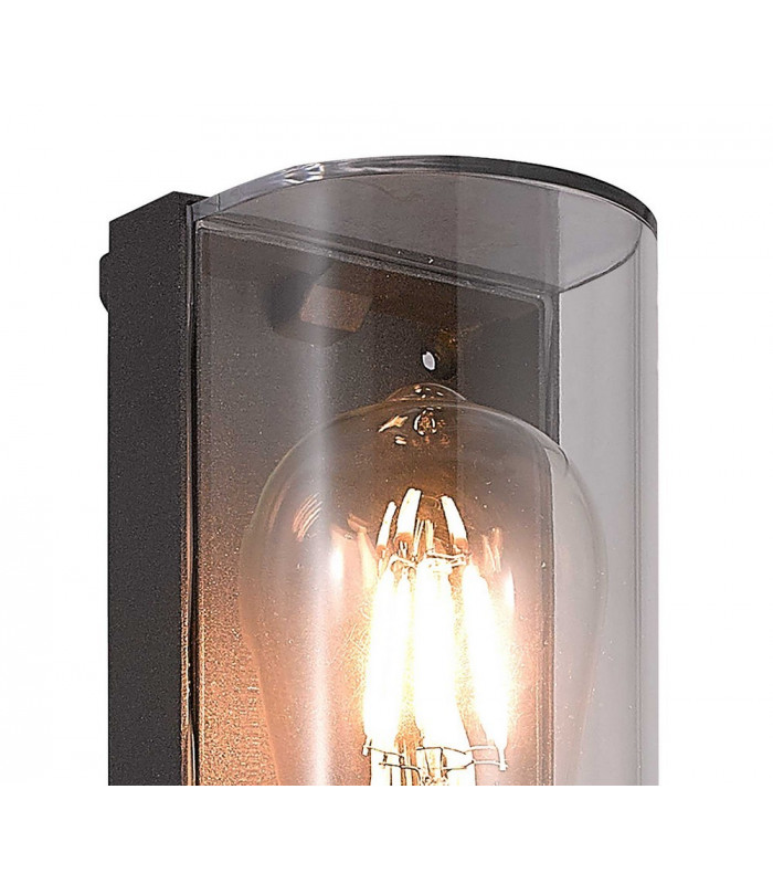 Wall Lamp Curved, 1 x E27, IP65, Anthracite