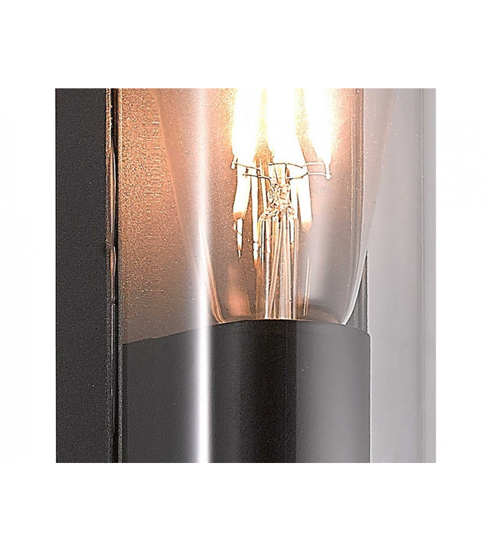 Wall Lamp Curved, 1 x E27, IP65, Anthracite