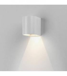 LED 1 Light Outdoor Small Wall Light Textured White IP65
