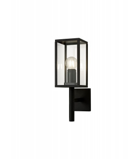 Upward Wall Lamp, 1 x E27, IP54, Graphite Black
