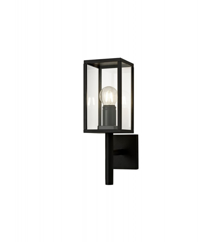Upward Wall Lamp, 1 x E27, IP54, Graphite Black