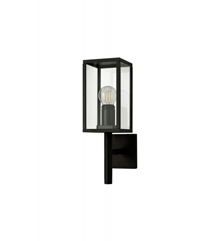 Upward Wall Lamp, 1 x E27, IP54, Graphite Black