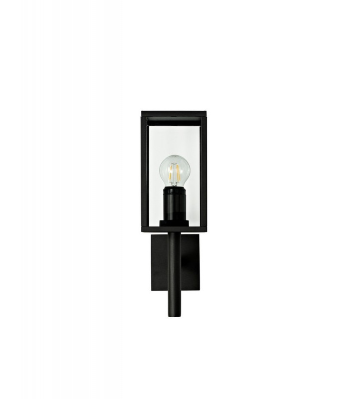 Upward Wall Lamp, 1 x E27, IP54, Graphite Black