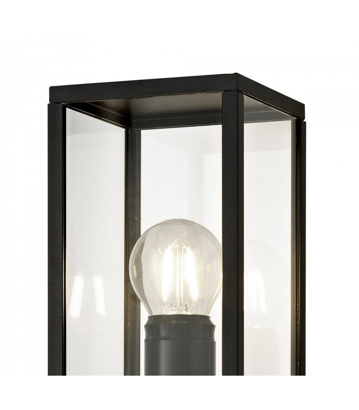 Upward Wall Lamp, 1 x E27, IP54, Graphite Black