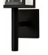 Upward Wall Lamp, 1 x E27, IP54, Graphite Black