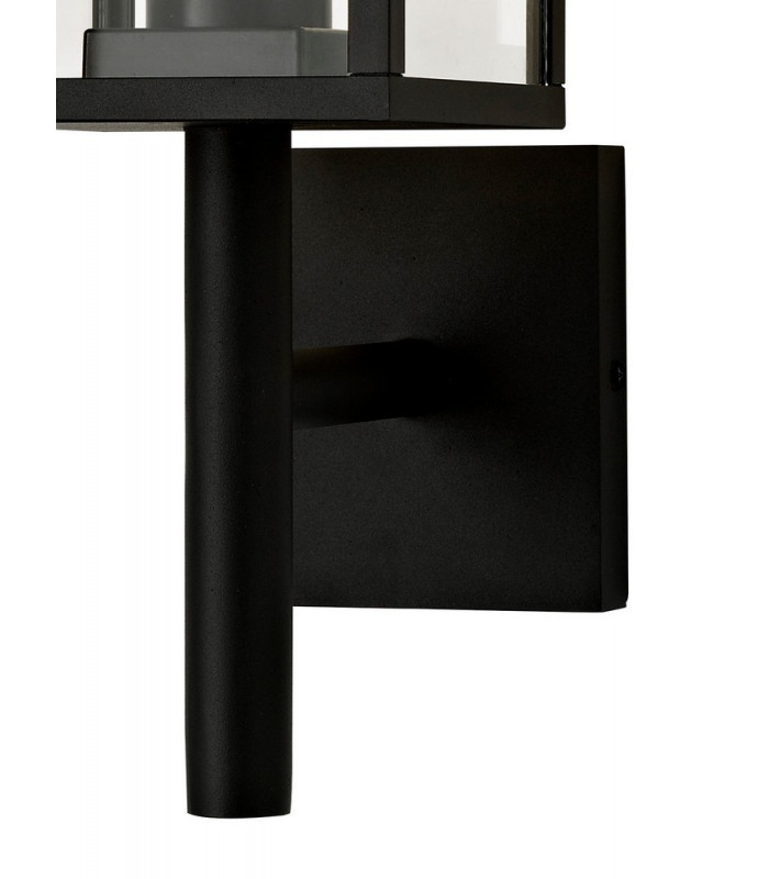 Upward Wall Lamp, 1 x E27, IP54, Graphite Black