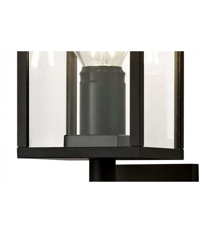 Upward Wall Lamp, 1 x E27, IP54, Graphite Black