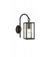 Downward Wall Lamp, 1 x E27, IP54, Graphite Black