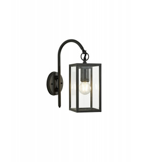 Downward Wall Lamp, 1 x E27, IP54, Graphite Black