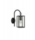 Downward Wall Lamp, 1 x E27, IP54, Graphite Black