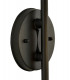 Downward Wall Lamp, 1 x E27, IP54, Graphite Black