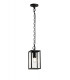 Ceiling Pendant, 1 x E27, IP54, Graphite Black