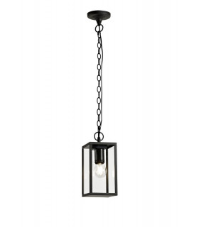 Ceiling Pendant, 1 x E27, IP54, Graphite Black