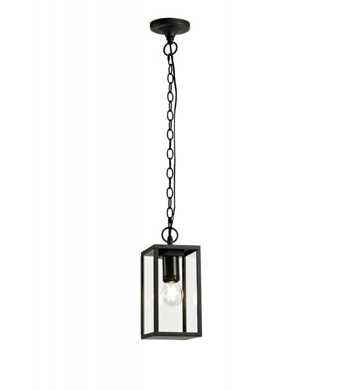 Ceiling Pendant, 1 x E27, IP54, Graphite Black