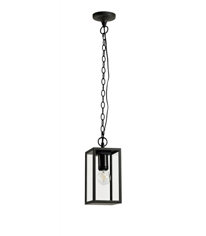 Ceiling Pendant, 1 x E27, IP54, Graphite Black