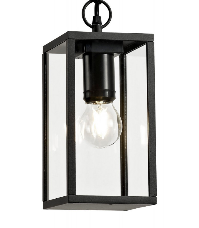 Ceiling Pendant, 1 x E27, IP54, Graphite Black