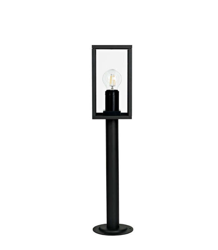 Short Post, 1 x E27, IP54, Graphite Black