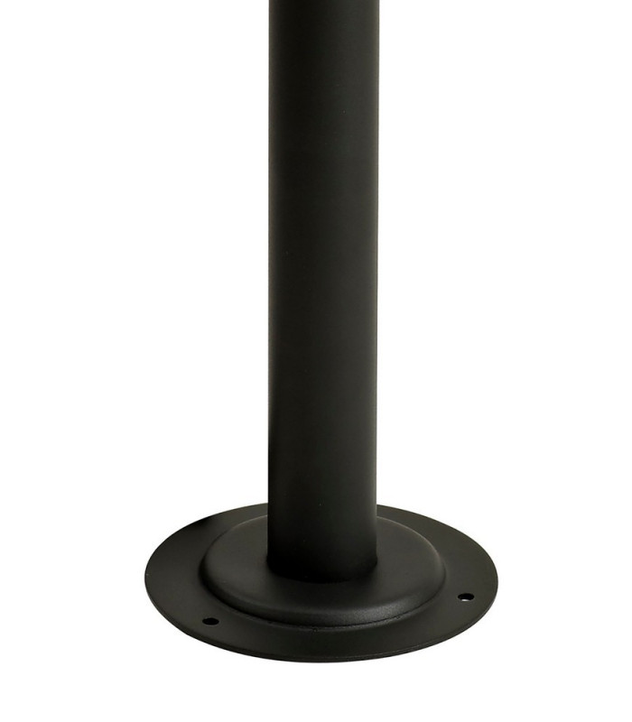 Tall Bollard Post, 1 x E27, IP54, Graphite Black