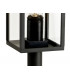 Tall Bollard Post, 1 x E27, IP54, Graphite Black