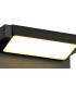 Wall Down Lamp Adjustable, 1 x 10W LED, 3000K, 720lm, IP54, Graphite Black