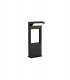 Short Bollard Post, 1 x 10W LED, 3000K, 720lm, IP54, Graphite Black