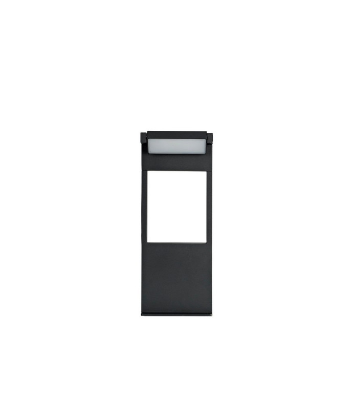 Short Bollard Post, 1 x 10W LED, 3000K, 720lm, IP54, Graphite Black