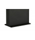 Short Bollard Post, 1 x 10W LED, 3000K, 720lm, IP54, Graphite Black