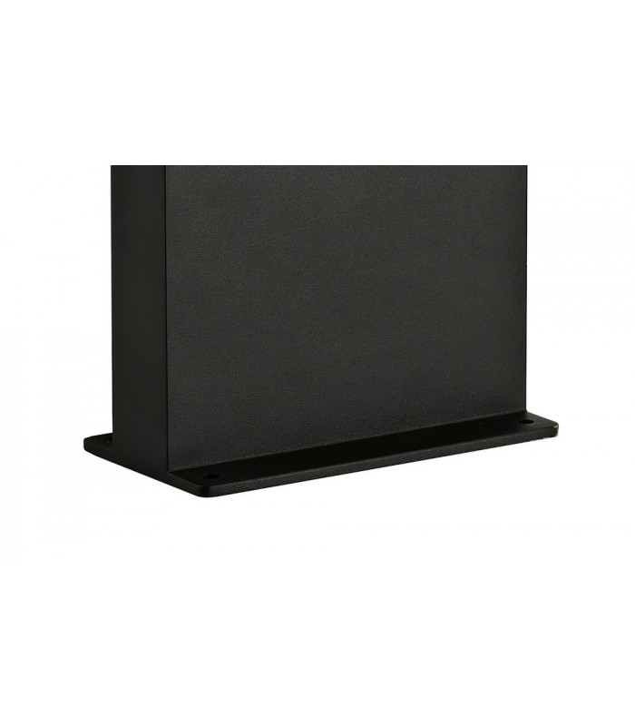 Short Bollard Post, 1 x 10W LED, 3000K, 720lm, IP54, Graphite Black