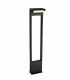 Tall Bollard Post, 1 x 10W LED, 3000K, 720lm, IP54, Graphite Black