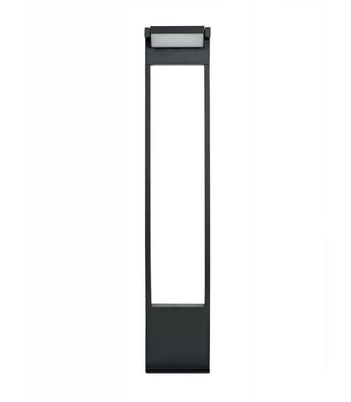 Tall Bollard Post, 1 x 10W LED, 3000K, 720lm, IP54, Graphite Black