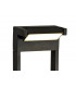 Tall Bollard Post, 1 x 10W LED, 3000K, 720lm, IP54, Graphite Black