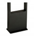 Tall Bollard Post, 1 x 10W LED, 3000K, 720lm, IP54, Graphite Black