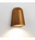 1 Light Outdoor Wall Light Antique Brass IP65, GU10