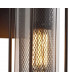 Small Wall Lantern Lamp, 1 x E27, Antique Bronze, Clear Glass, IP54