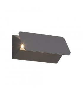 Up & Downward Lighting Wall Lamp, 1 x 5W LED, 3000K, 190lm, IP54, Anthracite