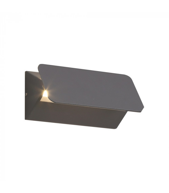 Up & Downward Lighting Wall Lamp, 1 x 5W LED, 3000K, 190lm, IP54, Anthracite
