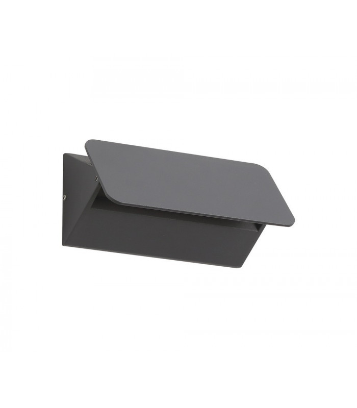 Up & Downward Lighting Wall Lamp, 1 x 5W LED, 3000K, 190lm, IP54, Anthracite