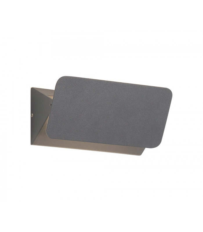 Up & Downward Lighting Wall Lamp, 1 x 5W LED, 3000K, 190lm, IP54, Anthracite