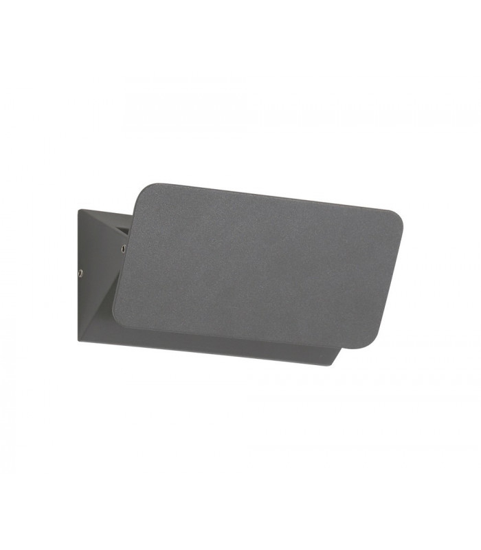 Up & Downward Lighting Wall Lamp, 1 x 5W LED, 3000K, 190lm, IP54, Anthracite