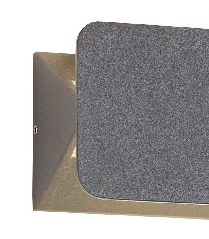 Up & Downward Lighting Wall Lamp, 1 x 5W LED, 3000K, 190lm, IP54, Anthracite