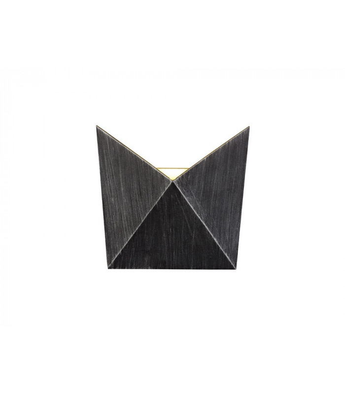 Wall Down Lamp, 1 x 7W LED, 3000K, 610lm, IP54, Black, Silver