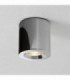 LED 1 Light Outdoor Surface Mounted Downlight Polished Chrome IP65, GU10