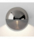 LED 1 Light Outdoor Coastal Wall Light Polished Nickel IP65