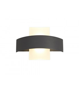 Up & Downward Lighting Wall Lamp, 2 x 5W LED, 3000K, 850lm, IP54, Anthracite