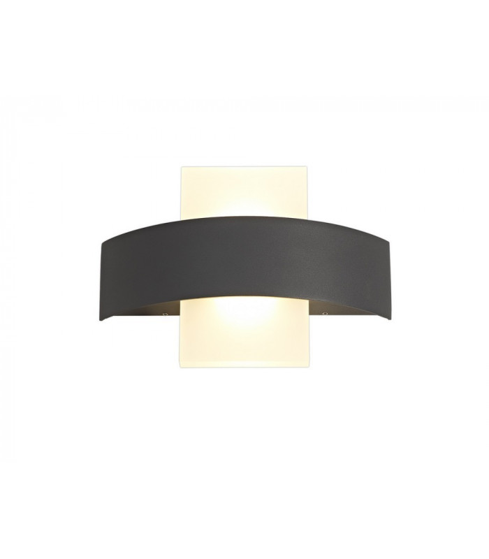 Up & Downward Lighting Wall Lamp, 2 x 5W LED, 3000K, 850lm, IP54, Anthracite