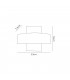 Up & Downward Lighting Wall Lamp, 2 x 5W LED, 3000K, 850lm, IP54, Anthracite
