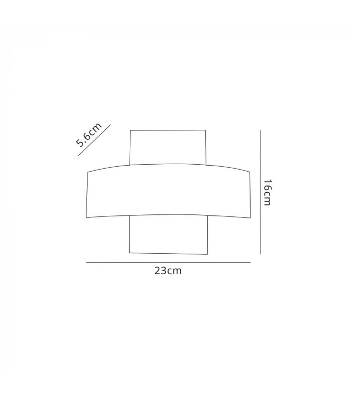Up & Downward Lighting Wall Lamp, 2 x 5W LED, 3000K, 850lm, IP54, Anthracite