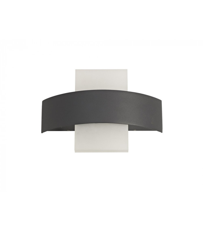 Up & Downward Lighting Wall Lamp, 2 x 5W LED, 3000K, 850lm, IP54, Anthracite